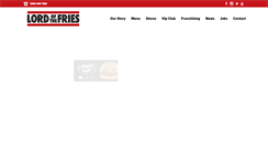 Desktop Screenshot of lordofthefries.com.au